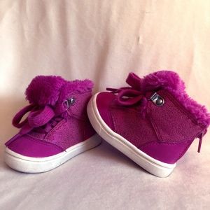 Adorable Fuzzy Pink Sneakers from Target